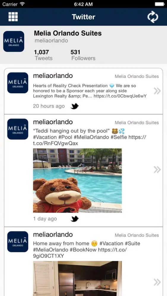 Melia Orlando স্ক্রিনশট
