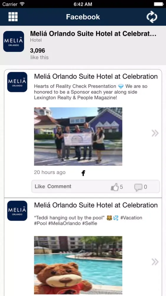 Melia Orlando স্ক্রিনশট