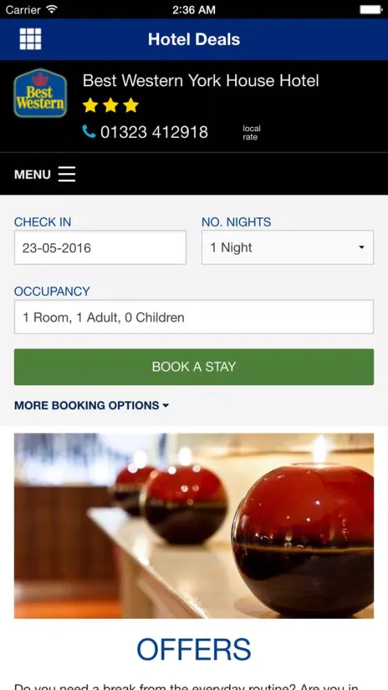 Скриншоты Best Western York House Hotel