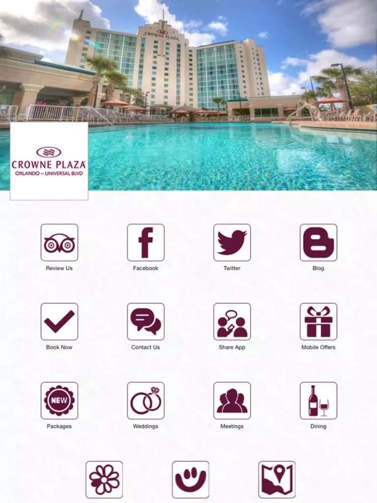 Crowne Plaza Orlando Universal iPad  سکرین شاٹس