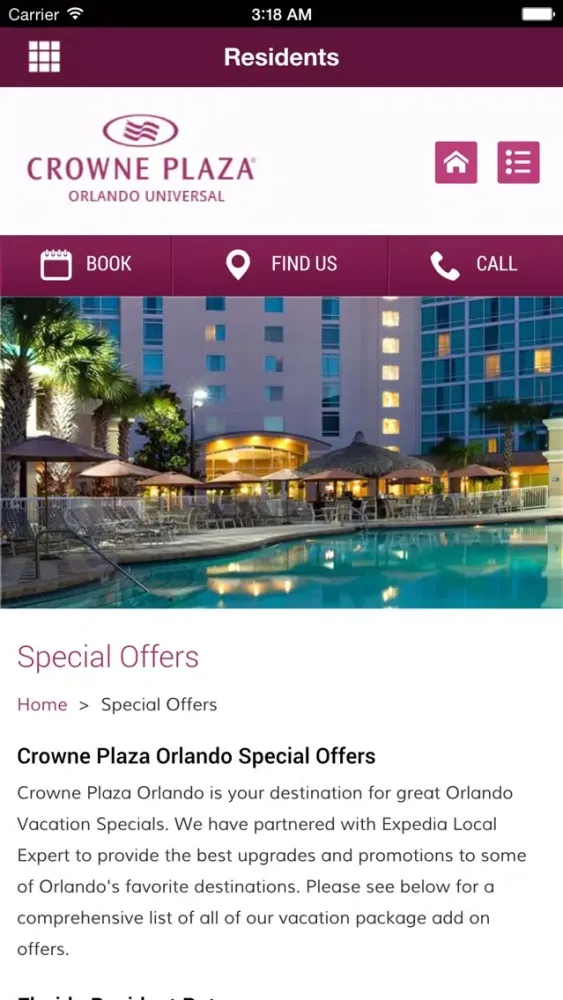 Crowne Plaza Orlando Universal سکرین شاٹس