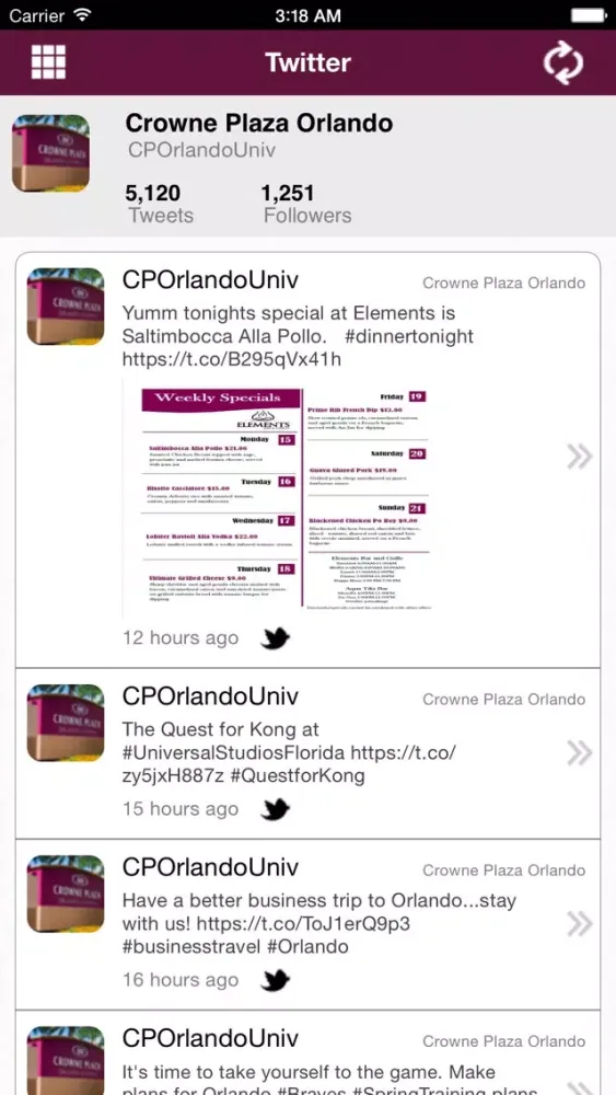 Crowne Plaza Orlando Universal سکرین شاٹس