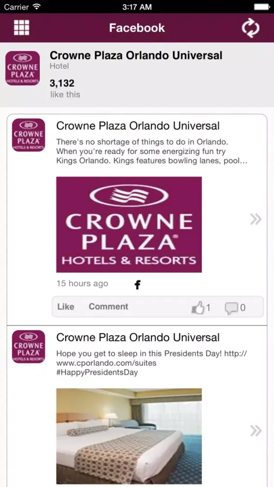 Crowne Plaza Orlando Universal سکرین شاٹس