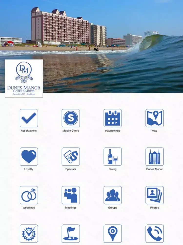 Dunes Manor Hotel & Suites iPad 應用截圖