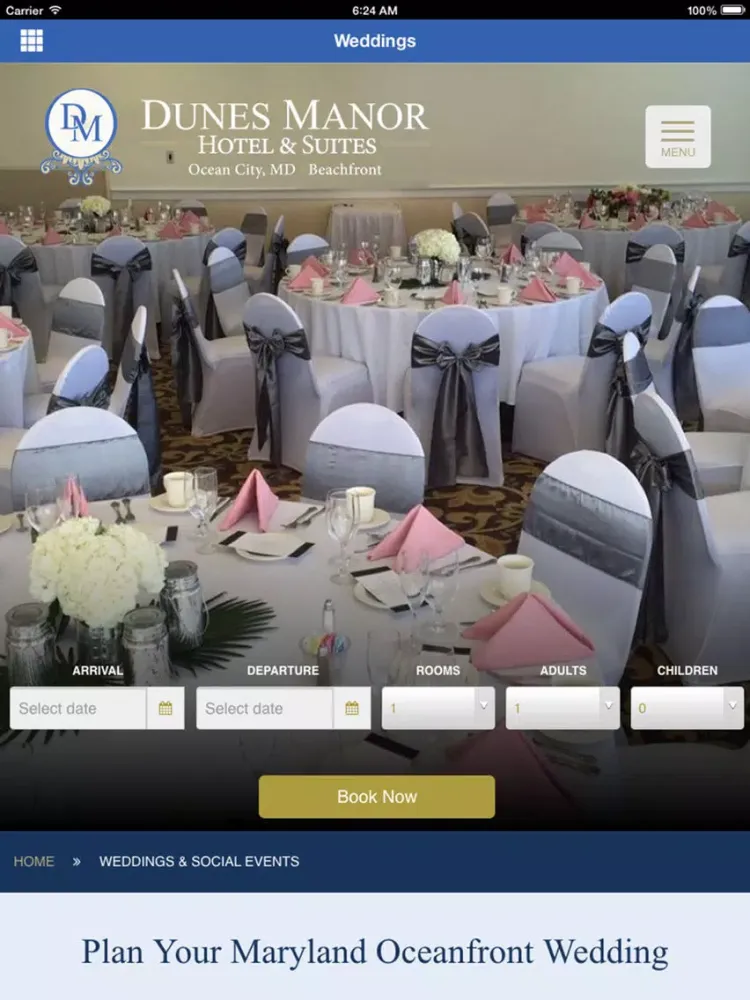 Dunes Manor Hotel & Suites iPad 應用截圖