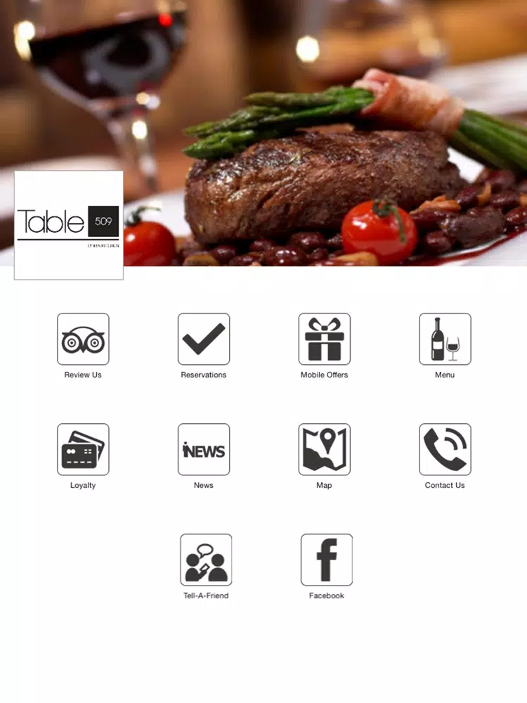Table 509 iPad  سکرین شاٹس