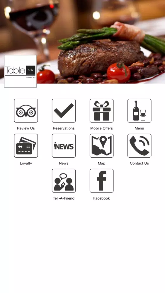 Table 509 سکرین شاٹس