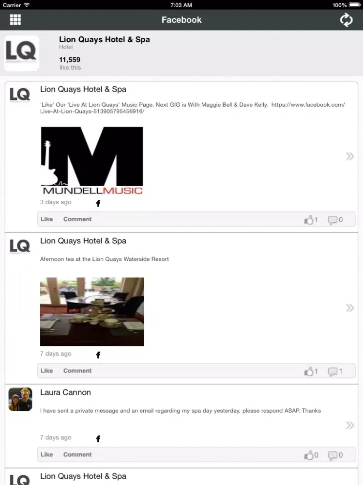 ภาพหน้าจอของ Lion Quays Hotel & Spa iPad 