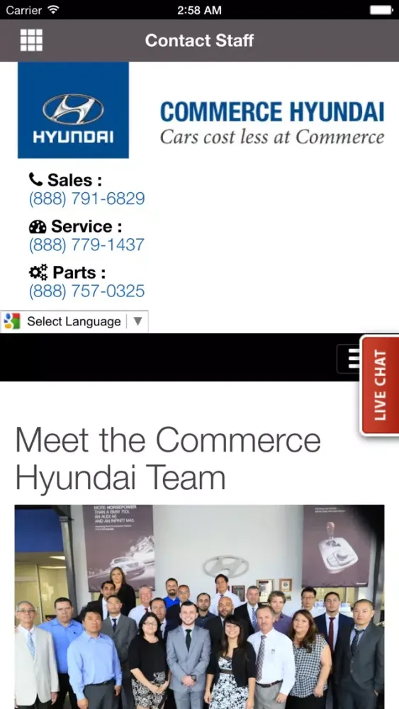 Ảnh chụp màn hình của Downey Hyundai