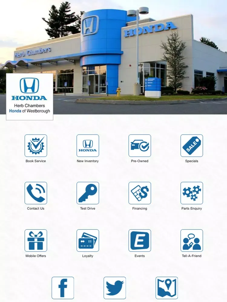 Capturas de pantalla de Westborough Honda iPad 