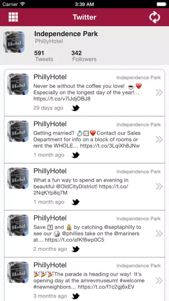 Captures d'écran de BWP Independence Park Hotel