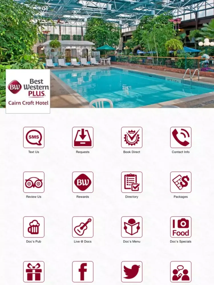 BWP Cairn Croft Hotel iPad 应用截图