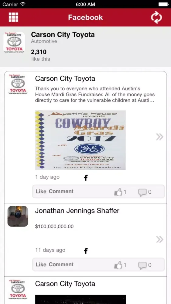 Captures d'écran de Carson City Toyota