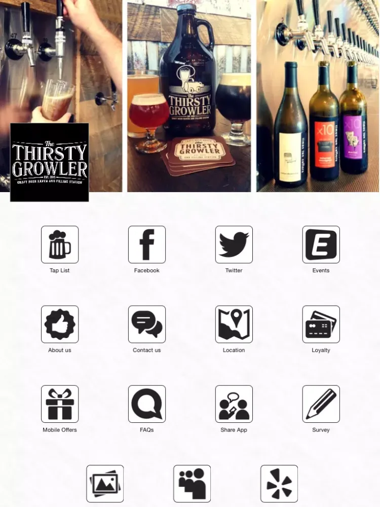 The Thirsty Growler iPad 應用截圖