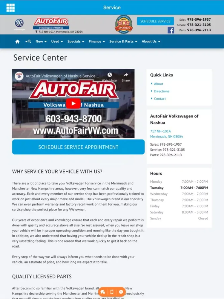 AutoFair Volkswagen iPad  Ekran Görüntüleri
