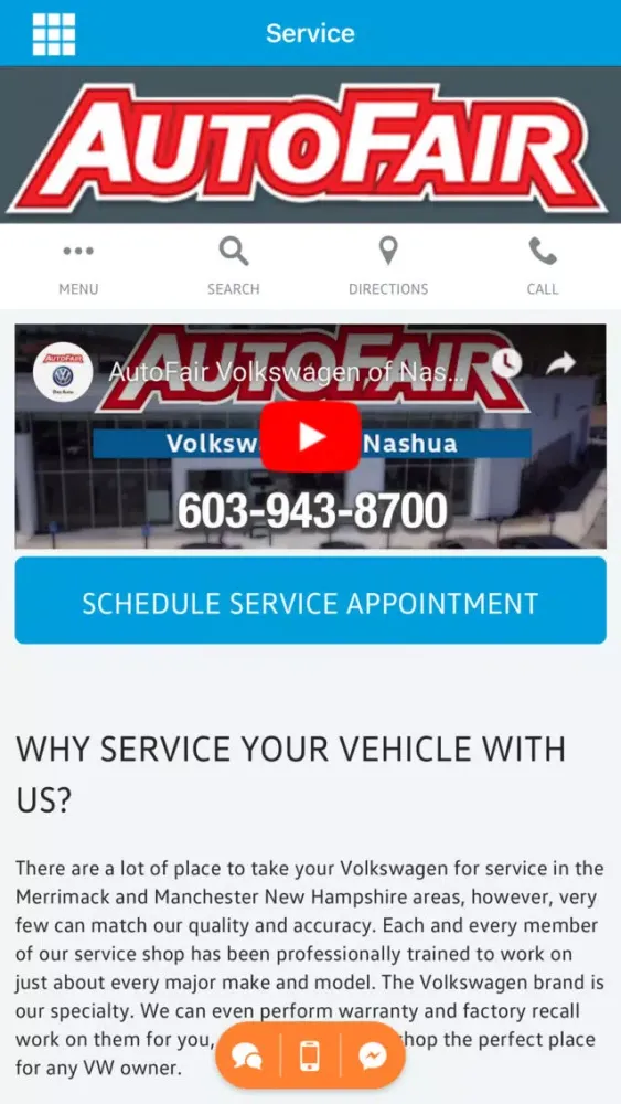 AutoFair Volkswagen Ekran Görüntüleri