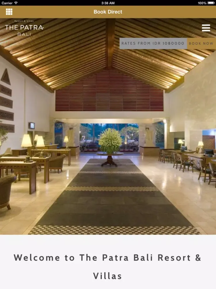 Zrzuty ekranu The Patra Bali iPad 