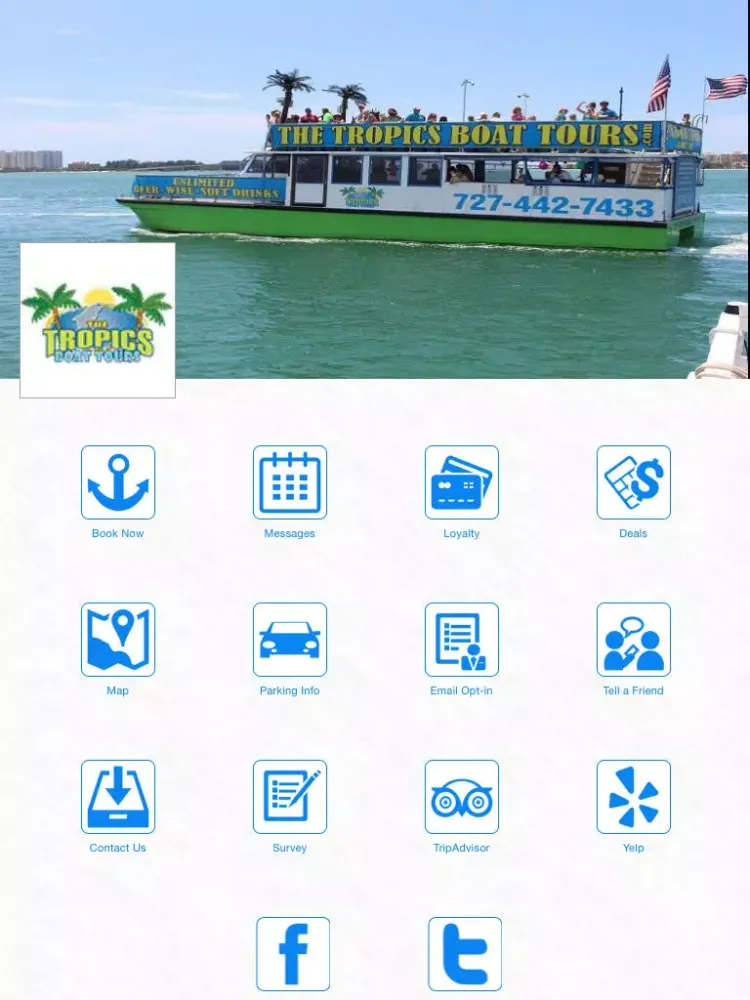 The Tropics Boat Tours iPad  Ekran Görüntüleri