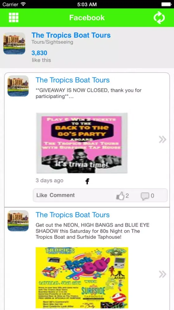 The Tropics Boat Tours Ekran Görüntüleri