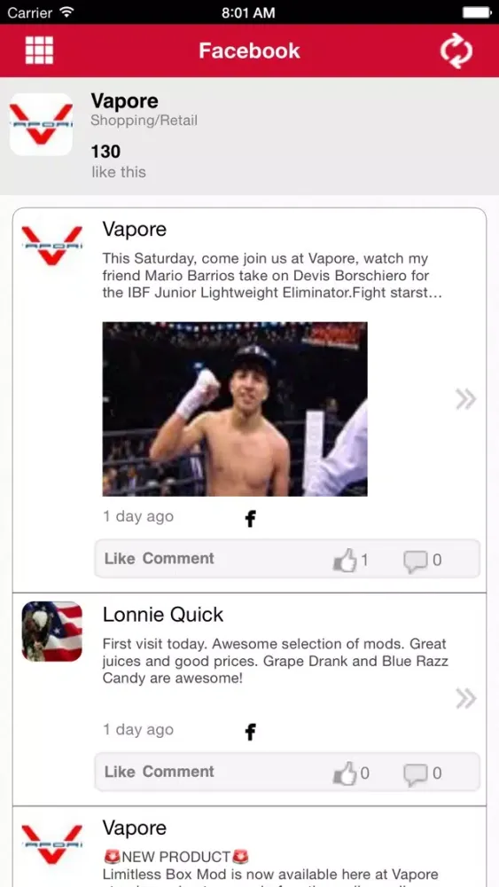 ภาพหน้าจอของ Vaporē