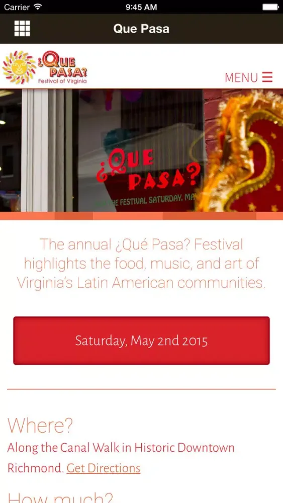 Ảnh chụp màn hình của Virginia Hispanic Chamber of Commerce