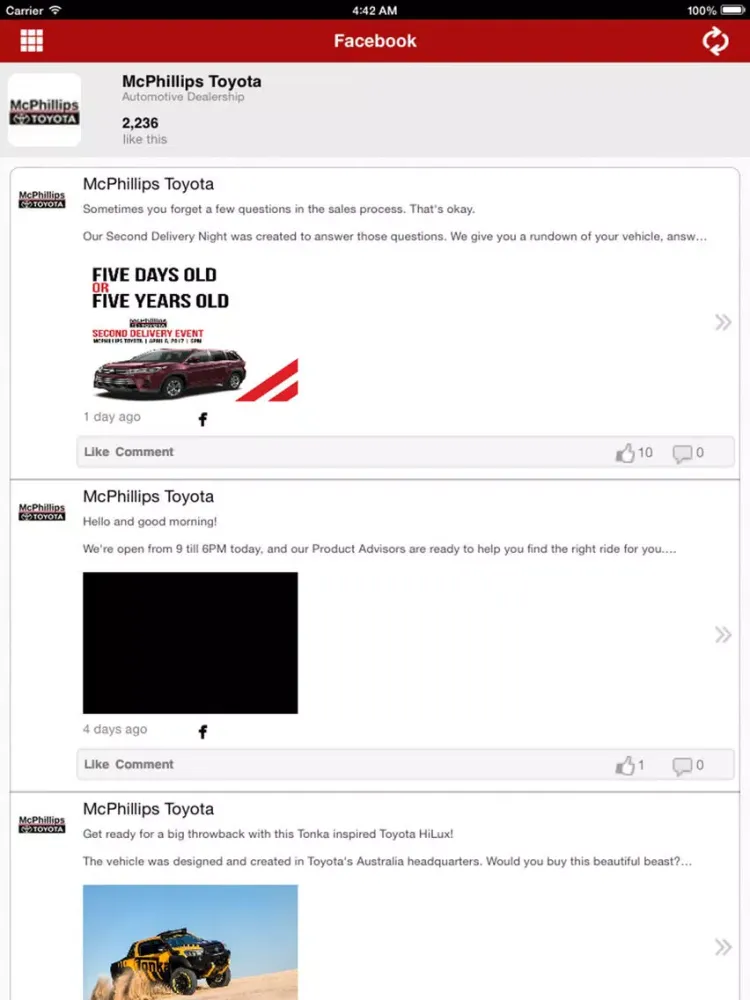 Your Winnipeg Dealership iPad  Screenshots