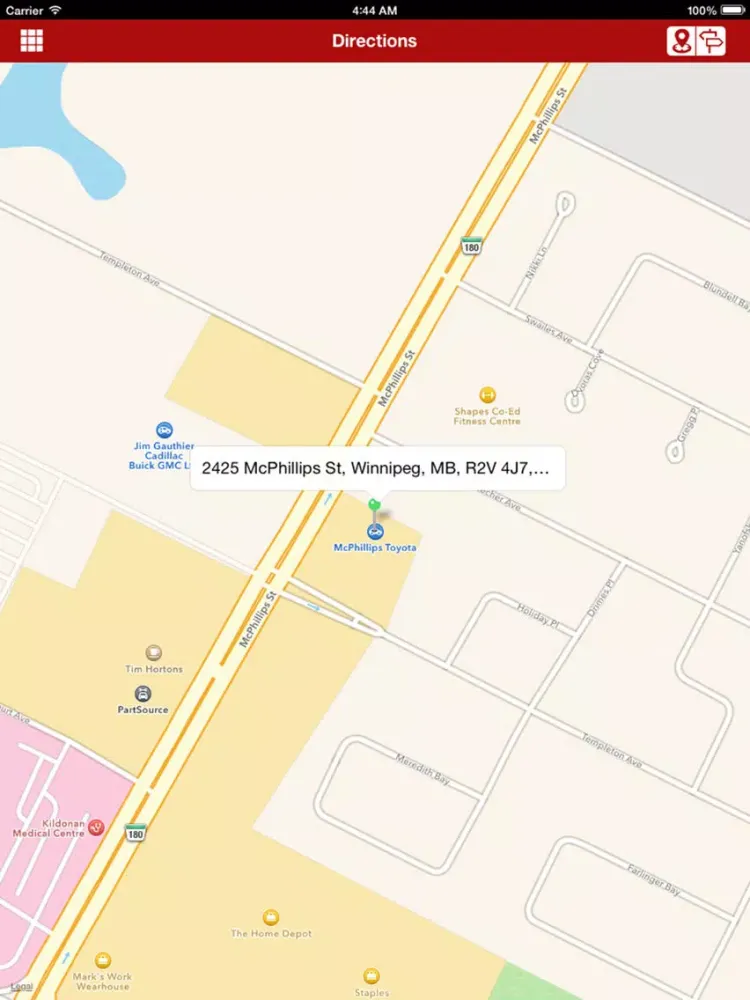 Your Winnipeg Dealership iPad  Screenshots