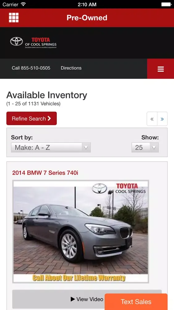 Скриншоты Your Cool Springs Dealership