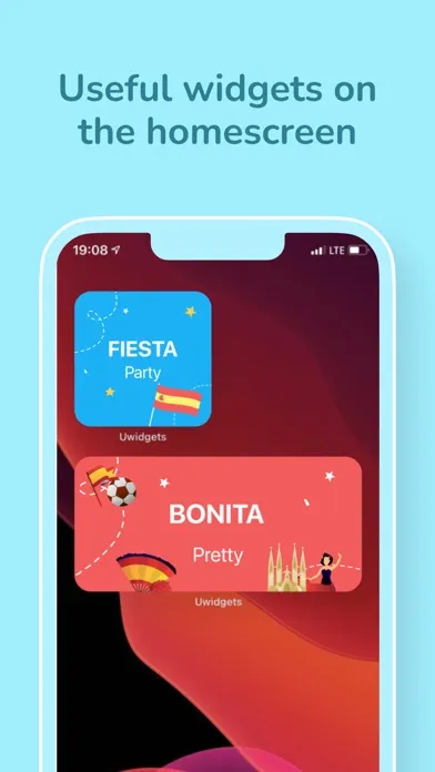 Spanish Minute learning app سکرین شاٹس