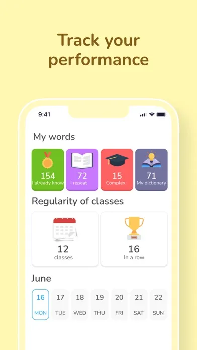 Spanish Minute learning app سکرین شاٹس