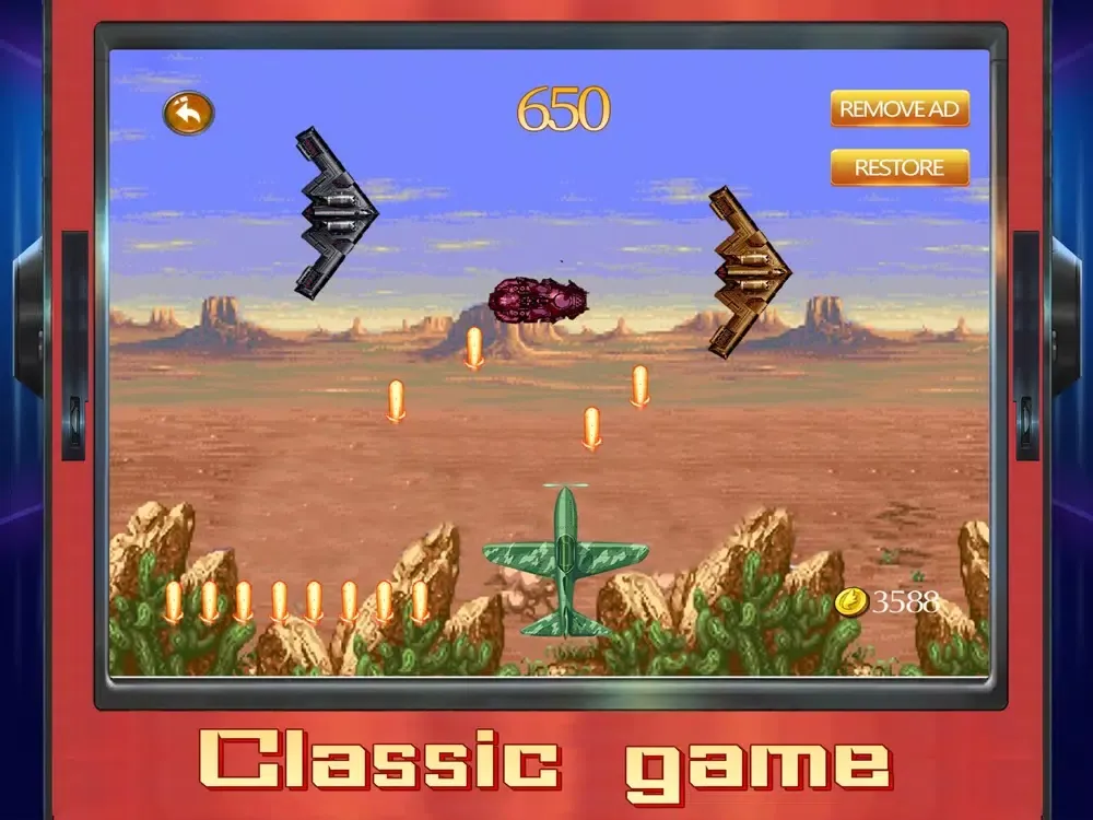Thunder Plane: firing bullets iPad  स्क्रीनशॉट