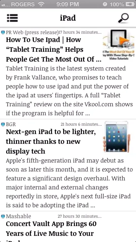 Now - Google News for Apple and Top Charts from Store应用截图