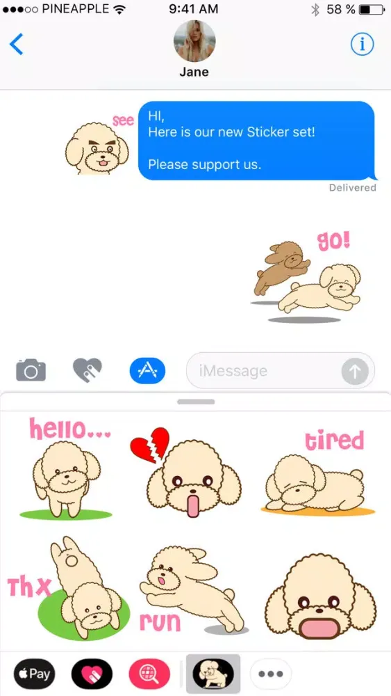 تصاویر Apple the poodle