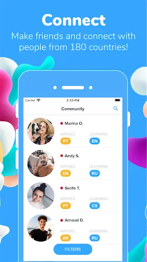 Zrzuty ekranu Speaky - Language Exchange