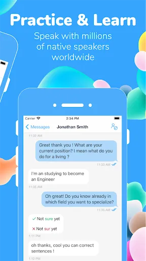 Zrzuty ekranu Speaky - Language Exchange