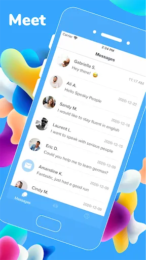 Zrzuty ekranu Speaky - Language Exchange