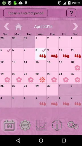 Woman Calendar スクリーンショット