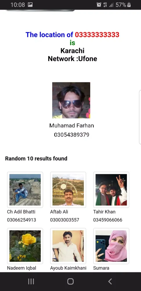 Screenshot di Trace Mobile Number