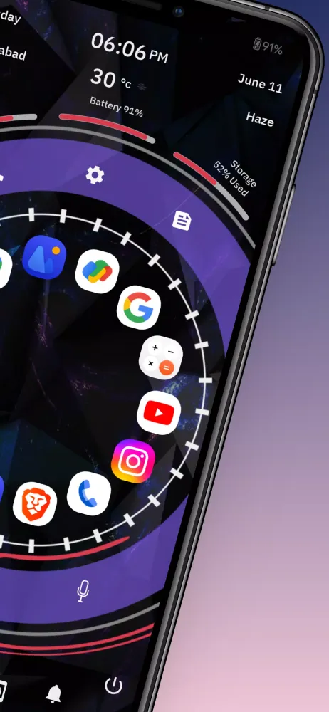 Tangkapan layar Future Scifi Hi-tech Launcher