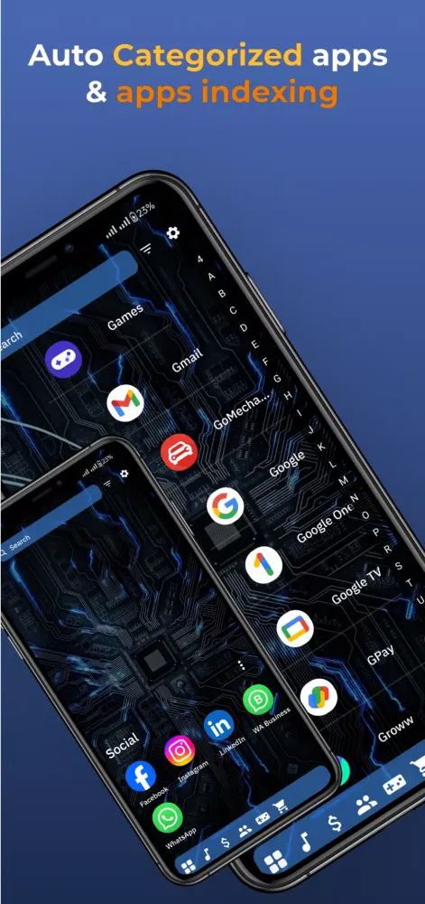 Tangkapan layar Future Scifi Hi-tech Launcher