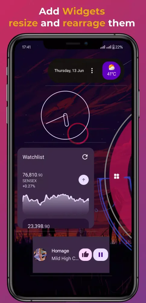 Tangkapan layar Future Scifi Hi-tech Launcher