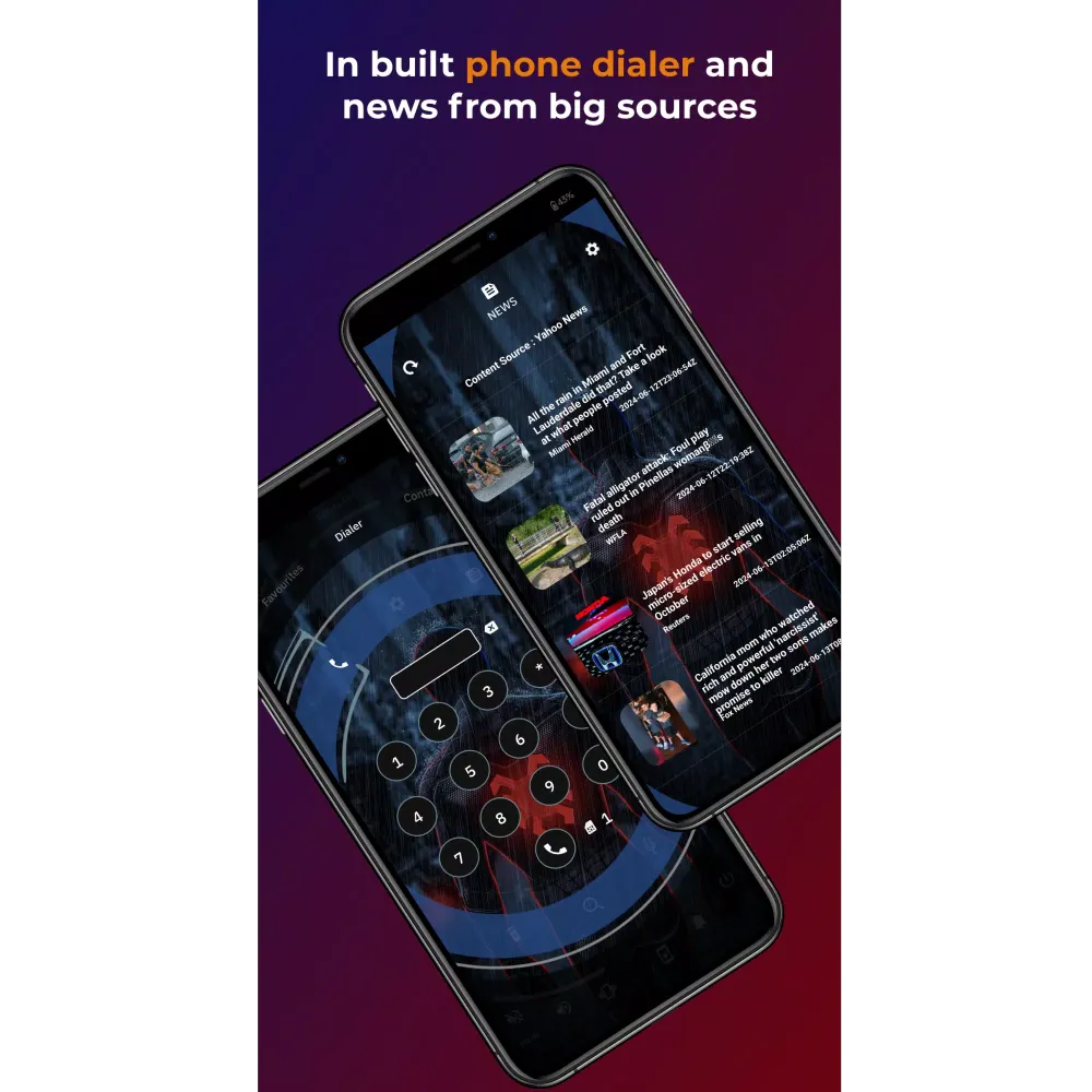 Tangkapan layar Future Scifi Hi-tech Launcher
