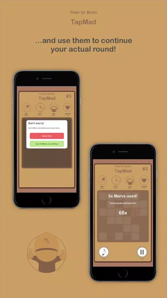 TapMad - 5 minutes nothing to do? Play TapMad and get the golden Design! A funny game for your leisure time! Let's go! Screenshots