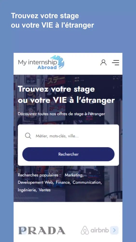 MyInternshipAbroad.com Screenshots