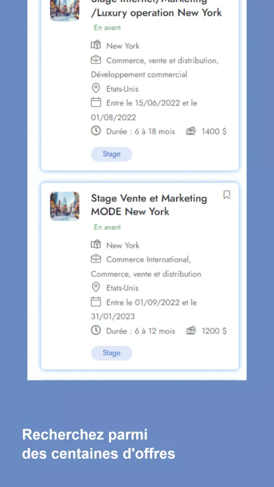 MyInternshipAbroad.com Screenshots