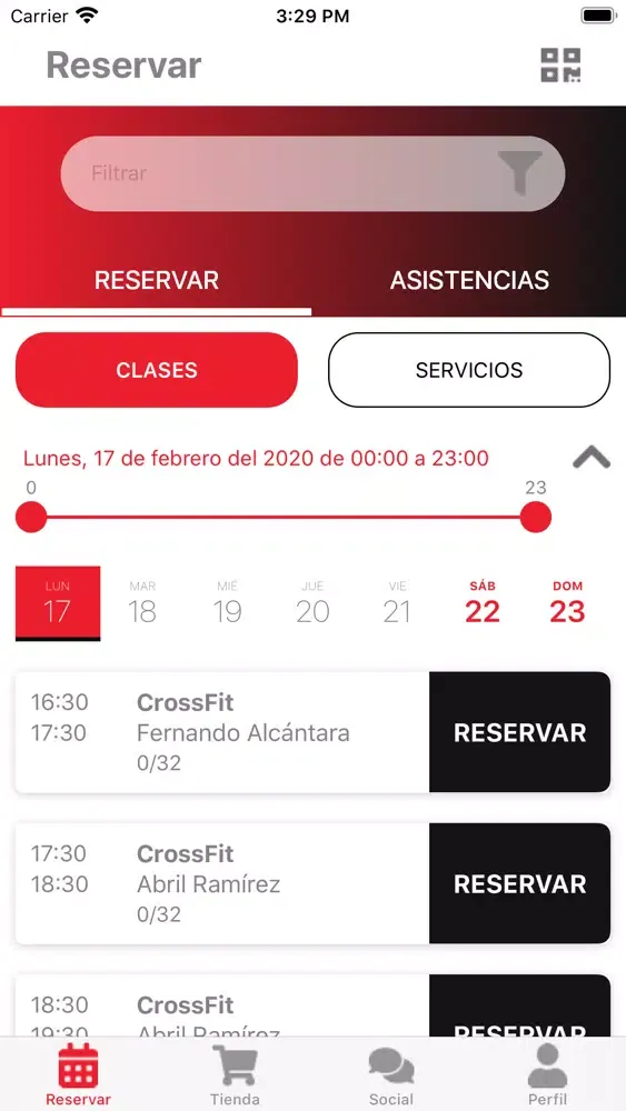 Capturas de pantalla de Altum Crossfit