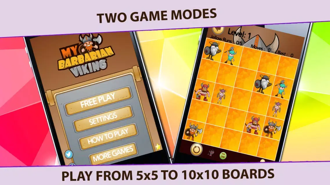 A Vikings Voyage Puzzl-e - Nordic Trolls Super-Card Connect Dots Game Screenshots