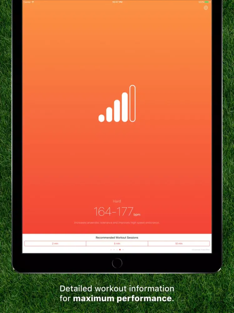 ภาพหน้าจอของ Burn Zone: Fitness HR Zones iPad 