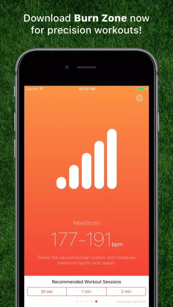 ภาพหน้าจอของ Burn Zone: Fitness HR Zones