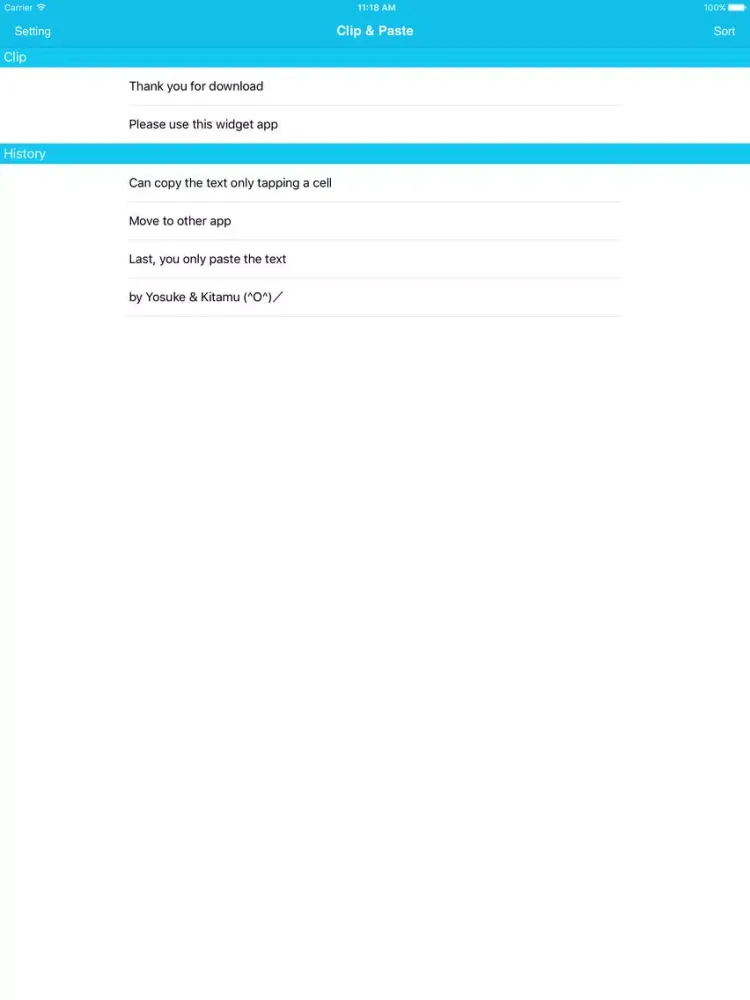 Clip & Paste - Copy and paste easily with widget iPad Screenshots